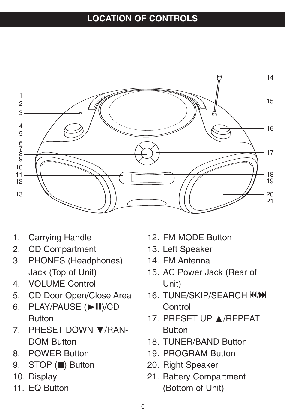 Memorex MP8805 User Manual | Page 7 / 19