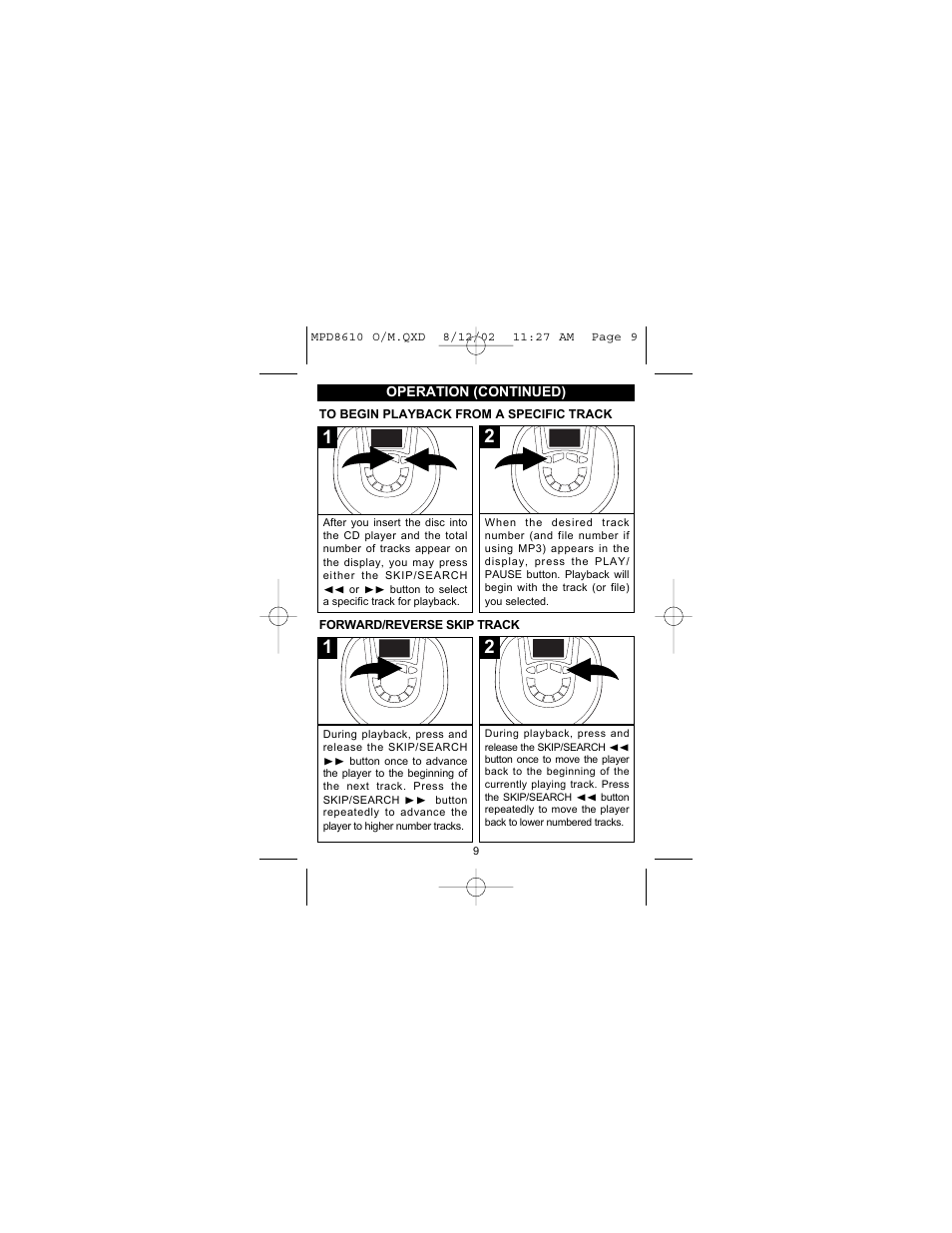 Memorex MPD8610 User Manual | Page 10 / 23