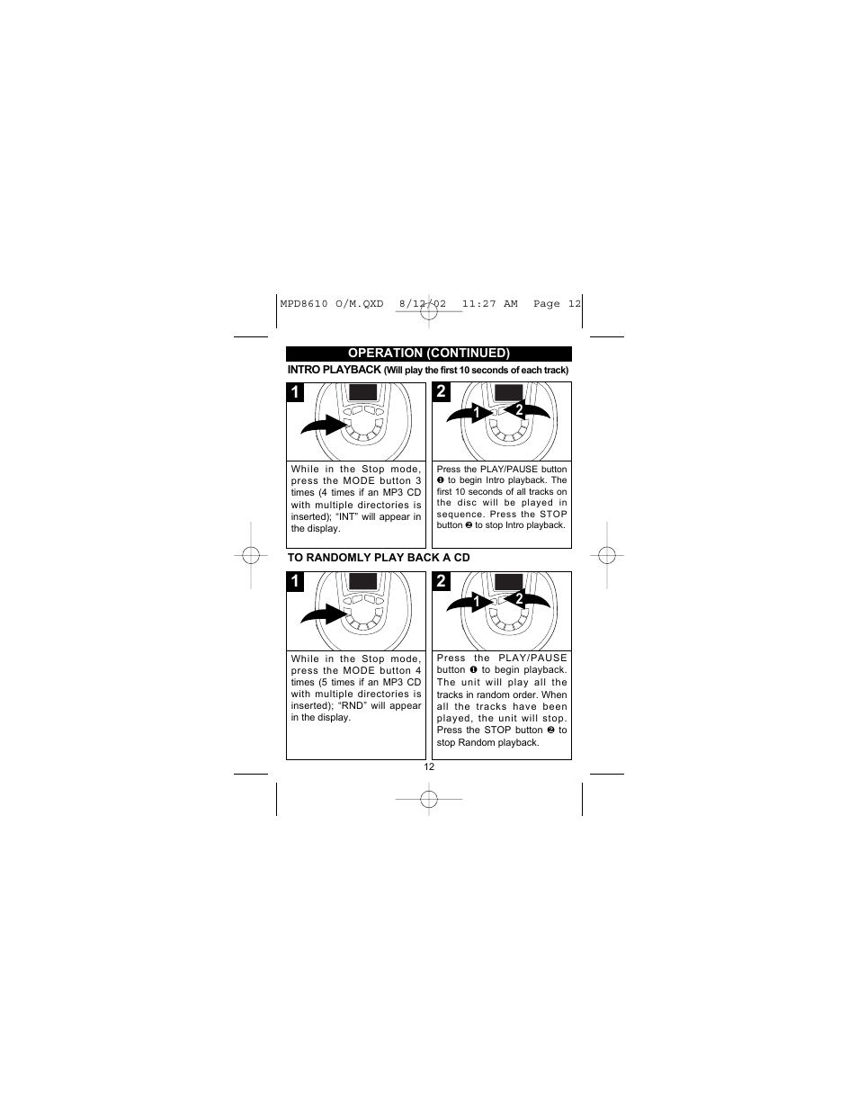 Memorex MPD8610 User Manual | Page 13 / 23