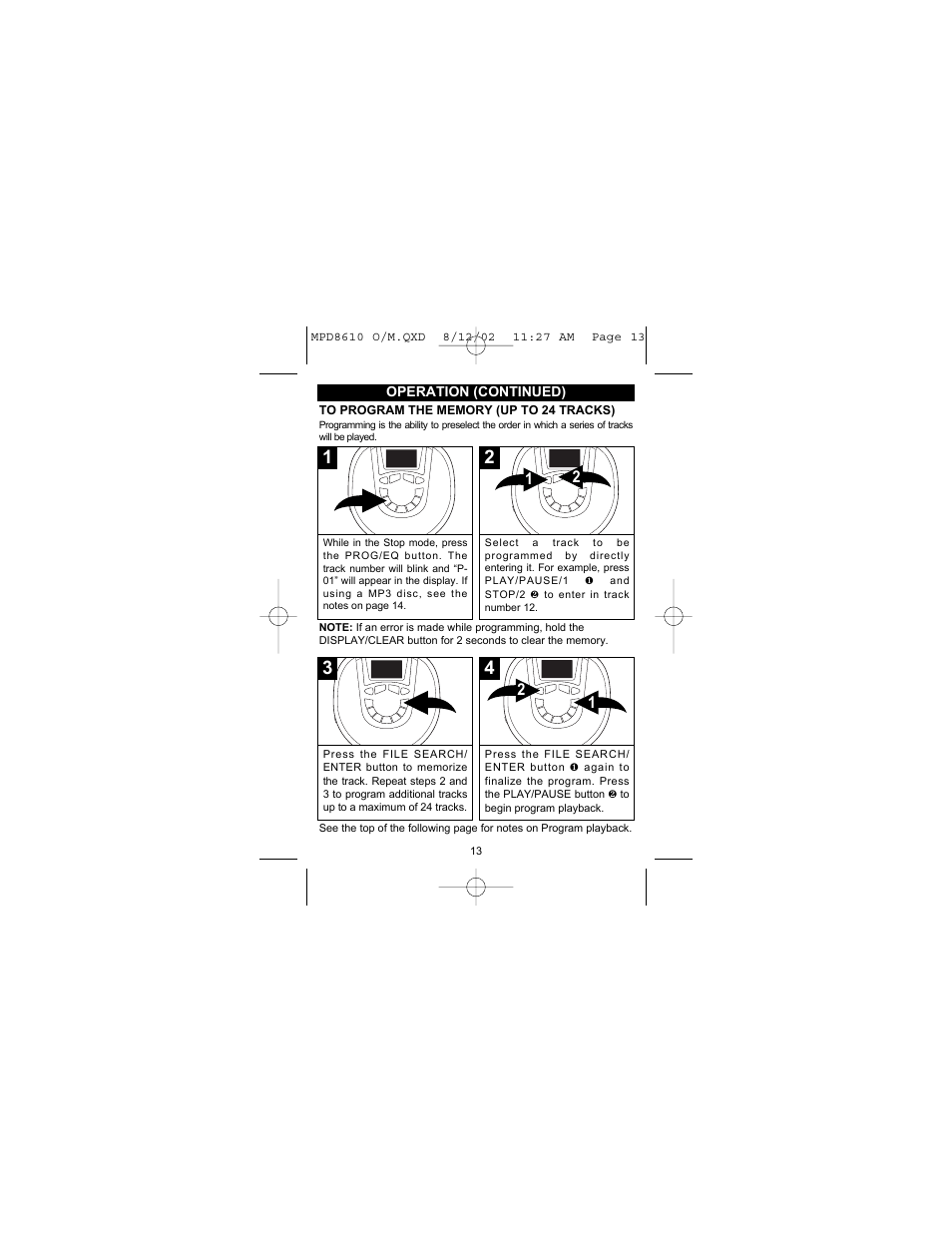 Memorex MPD8610 User Manual | Page 14 / 23