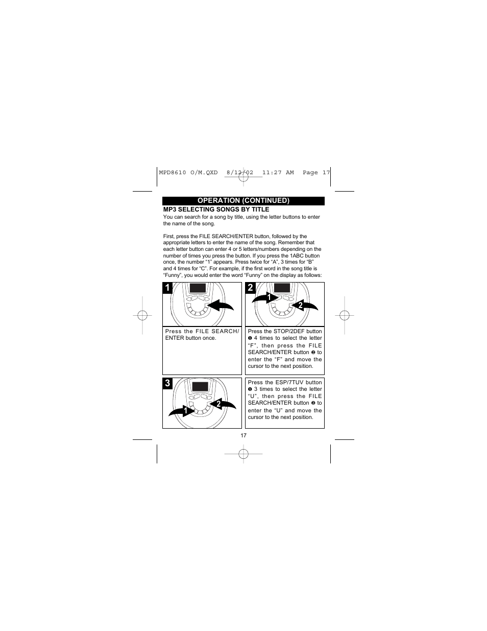 Memorex MPD8610 User Manual | Page 18 / 23