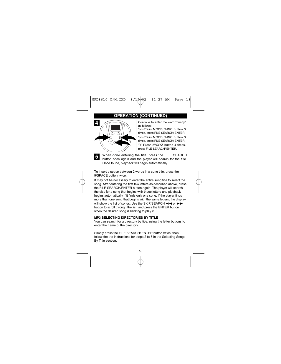 Memorex MPD8610 User Manual | Page 19 / 23