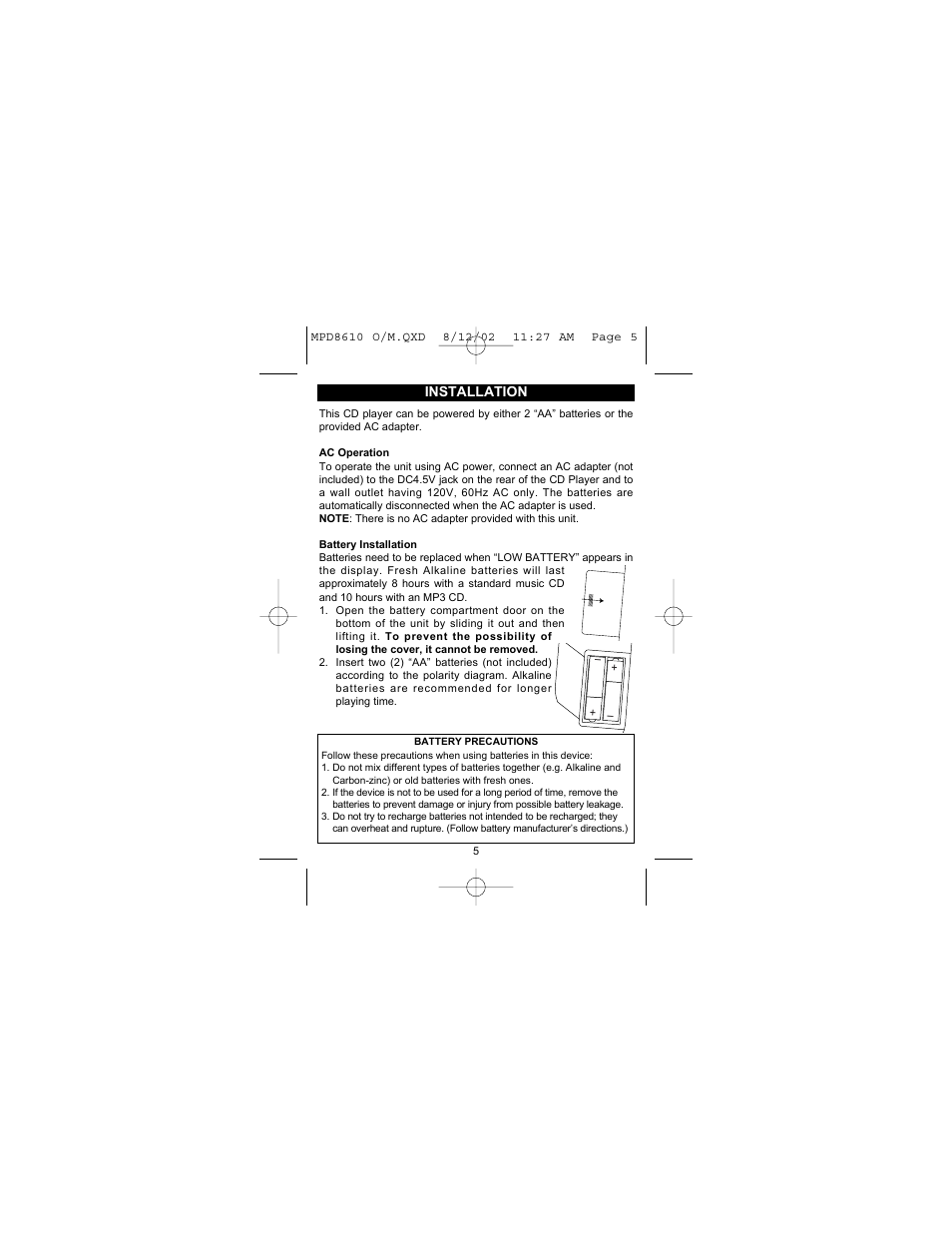 Memorex MPD8610 User Manual | Page 6 / 23