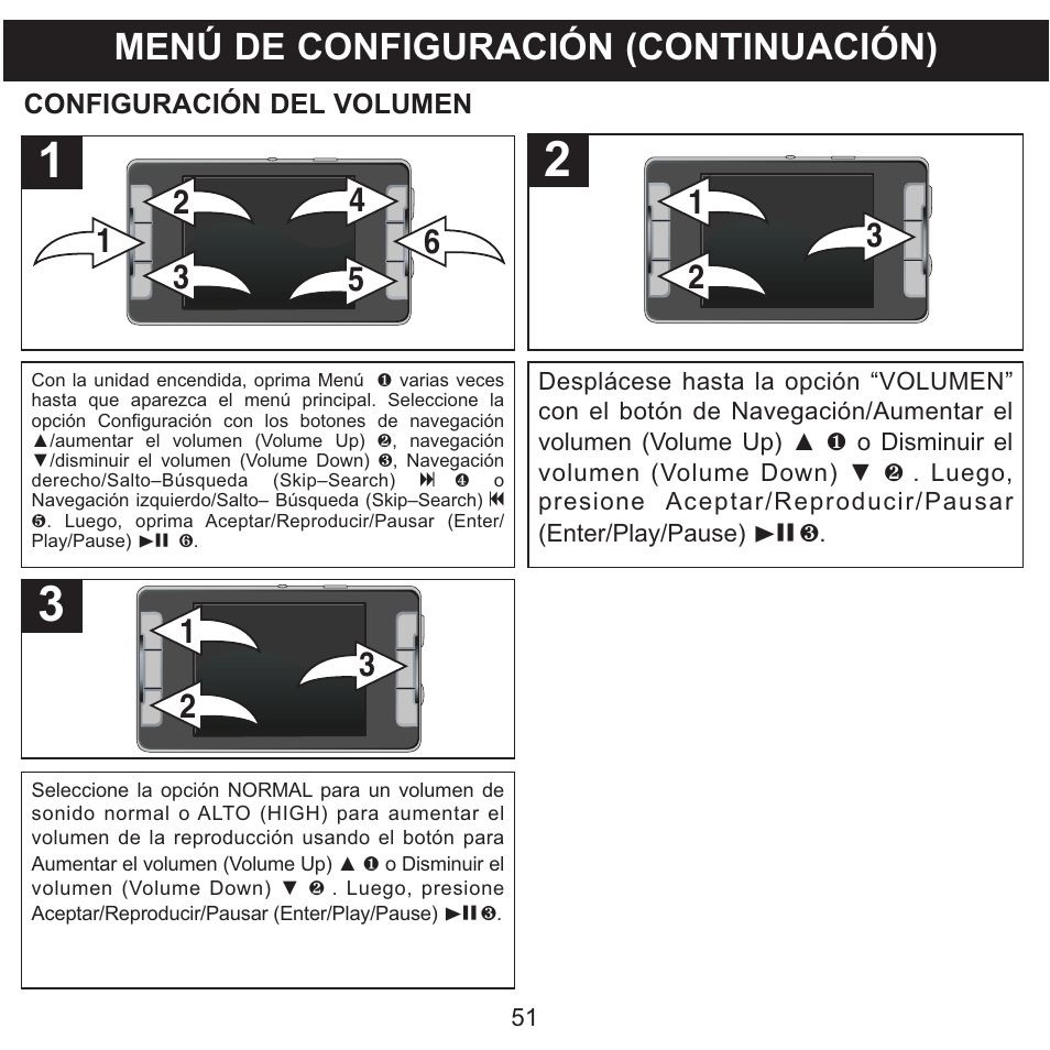 Menú de configuración (continuación) | Memorex MMP9008 User Manual | Page 122 / 142
