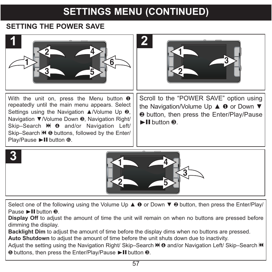 Settings menu (continued) | Memorex MMP9008 User Manual | Page 58 / 142