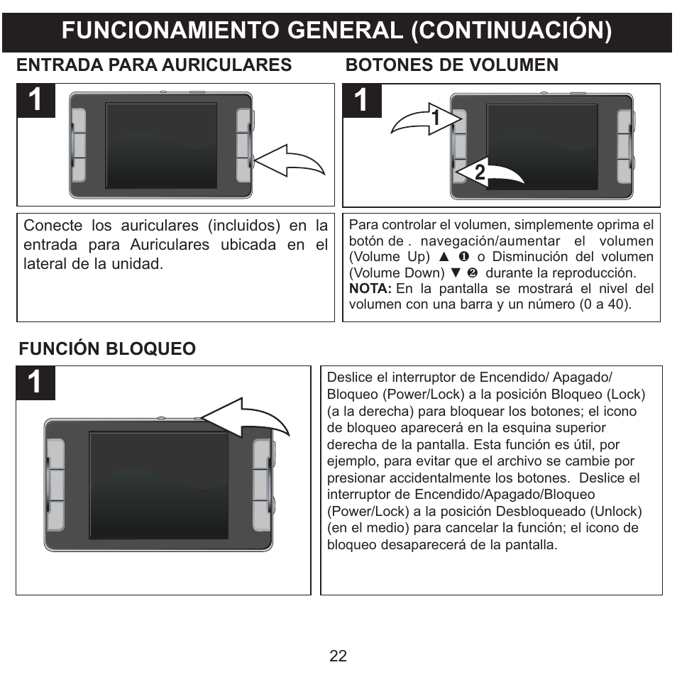 Funcionamiento general (continuación) | Memorex MMP9008 User Manual | Page 93 / 142