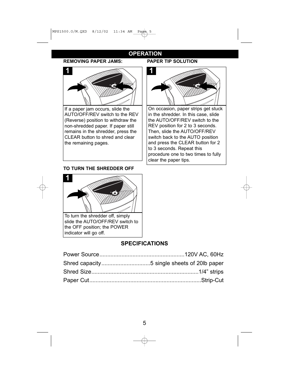 Memorex MPS1500 User Manual | Page 6 / 8