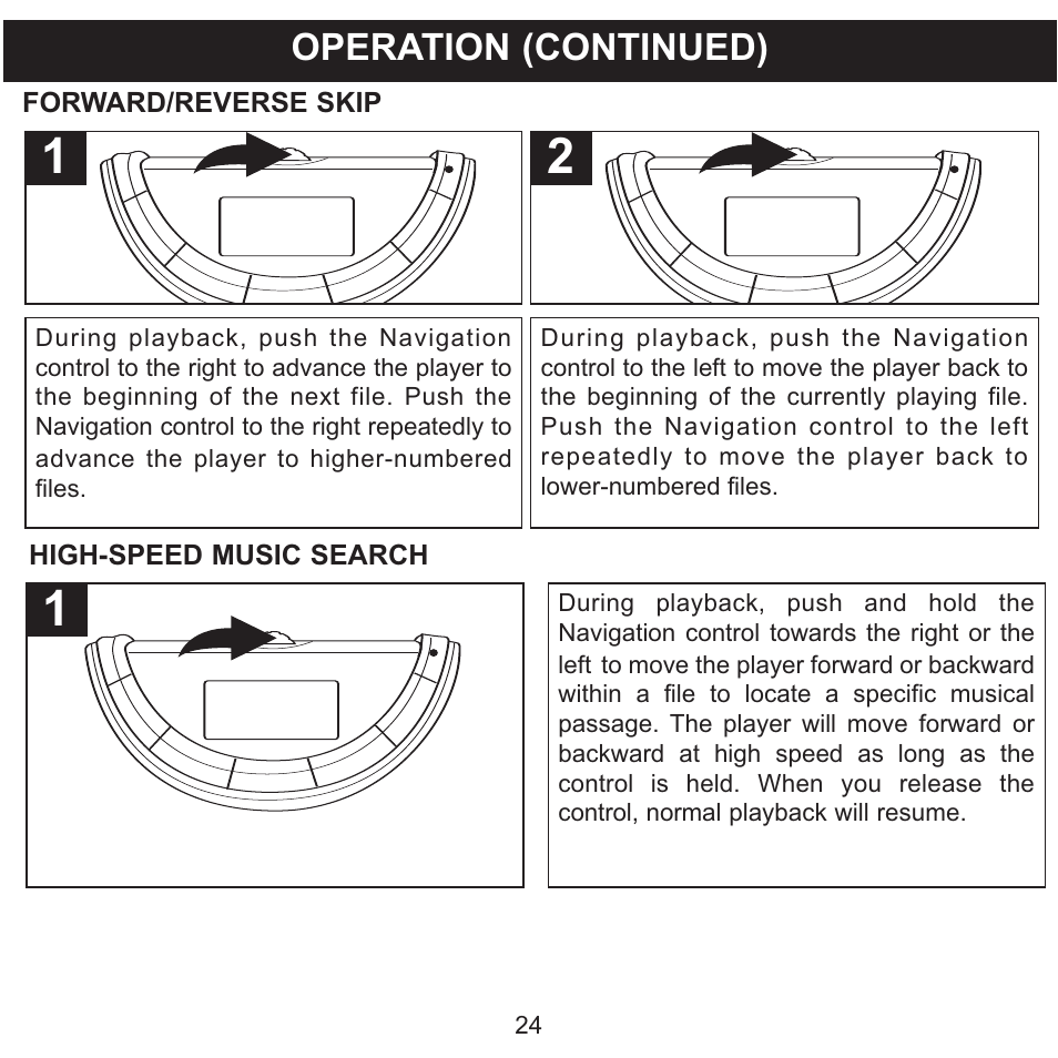 Operation (continued) | Memorex MMP8560 User Manual | Page 25 / 41