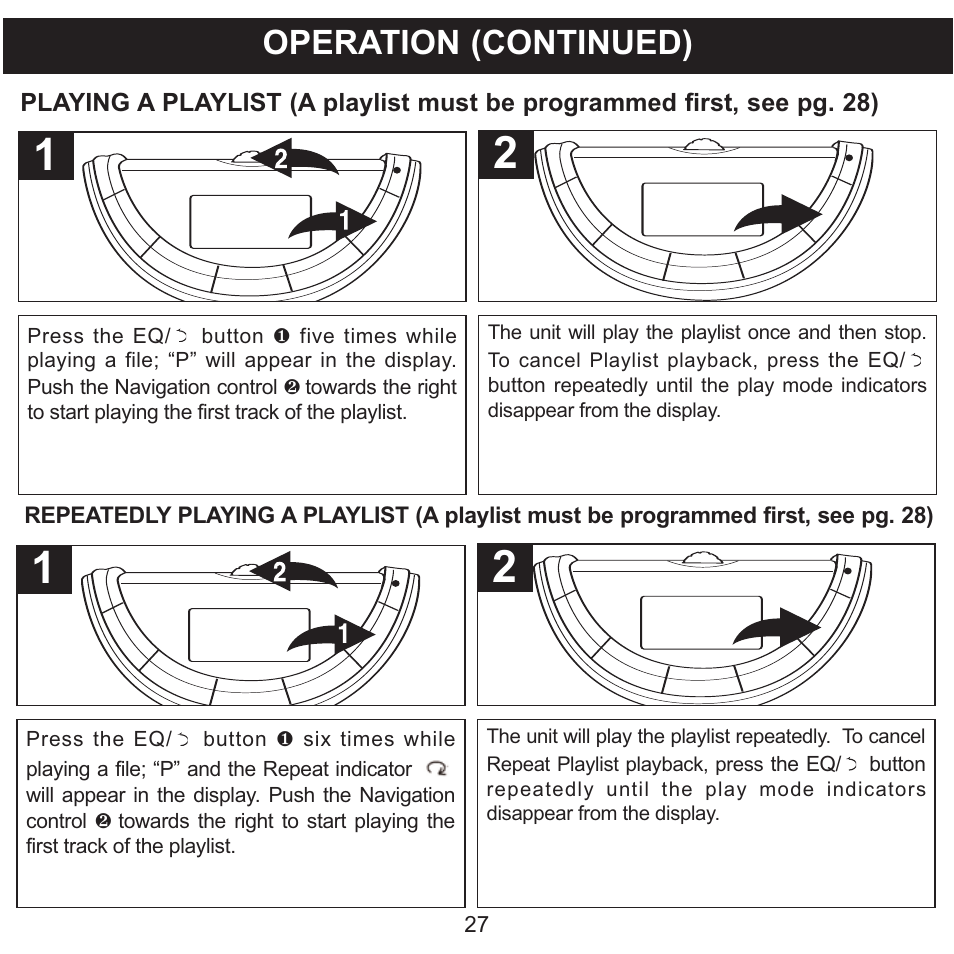 Operation (continued) | Memorex MMP8560 User Manual | Page 28 / 41