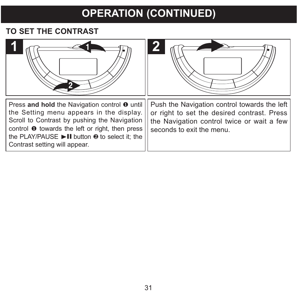 Operation (continued) | Memorex MMP8560 User Manual | Page 32 / 41