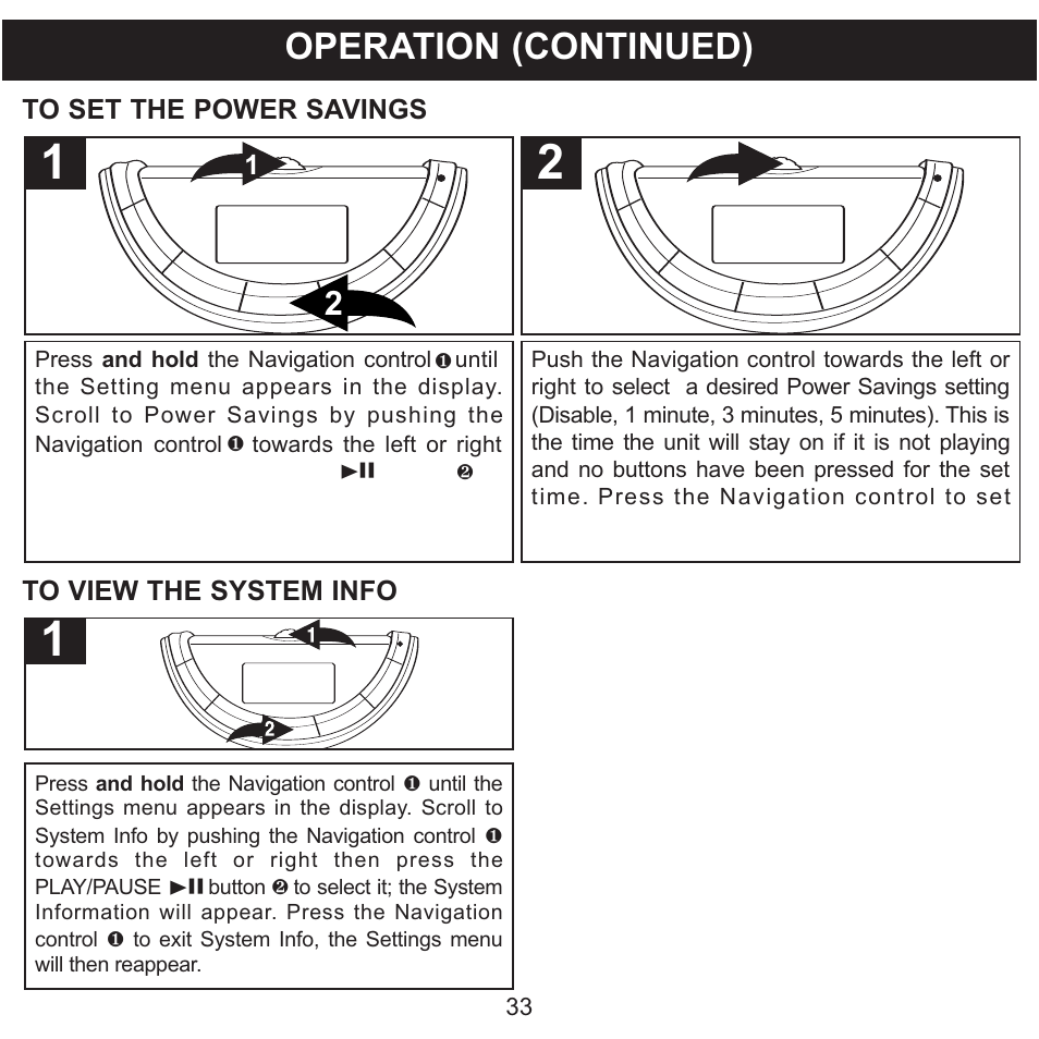 Operation (continued) | Memorex MMP8560 User Manual | Page 34 / 41