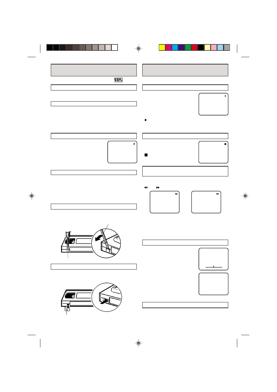 Loading and unloading, Playback | Memorex MVT2137 User Manual | Page 20 / 29