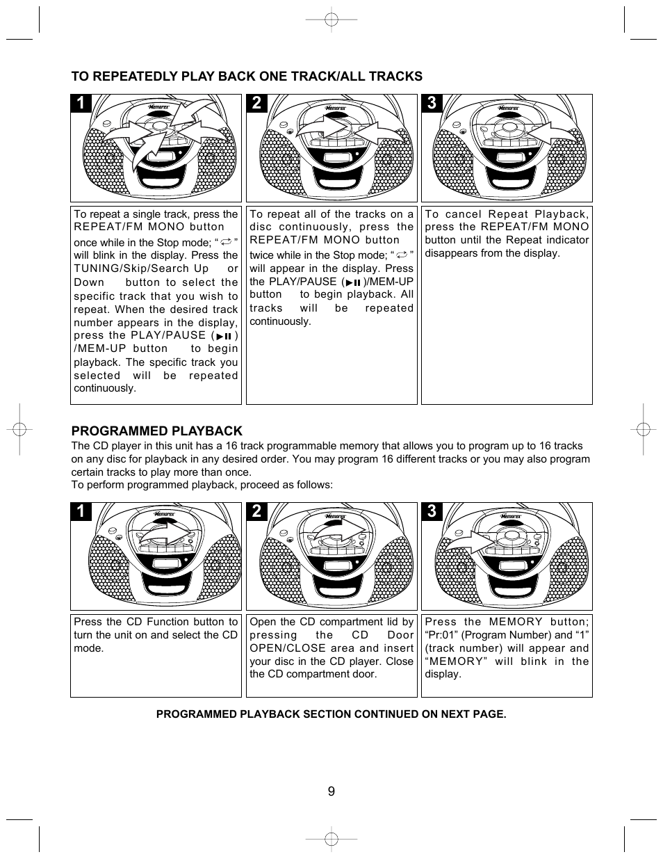 Memorex MP3207 User Manual | Page 10 / 17