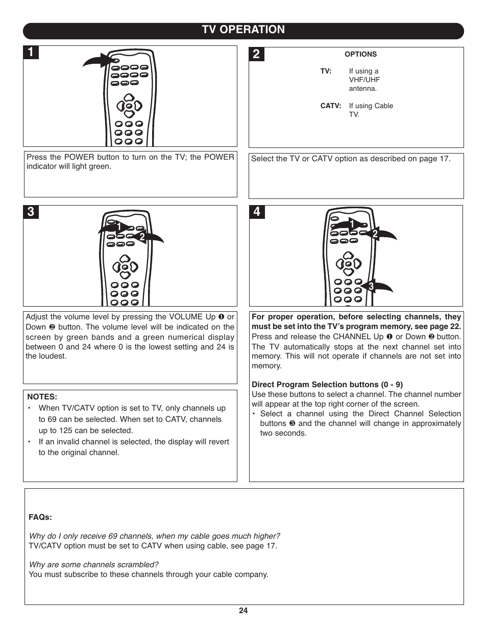 Tv operation | Memorex MT1701 User Manual | Page 25 / 33