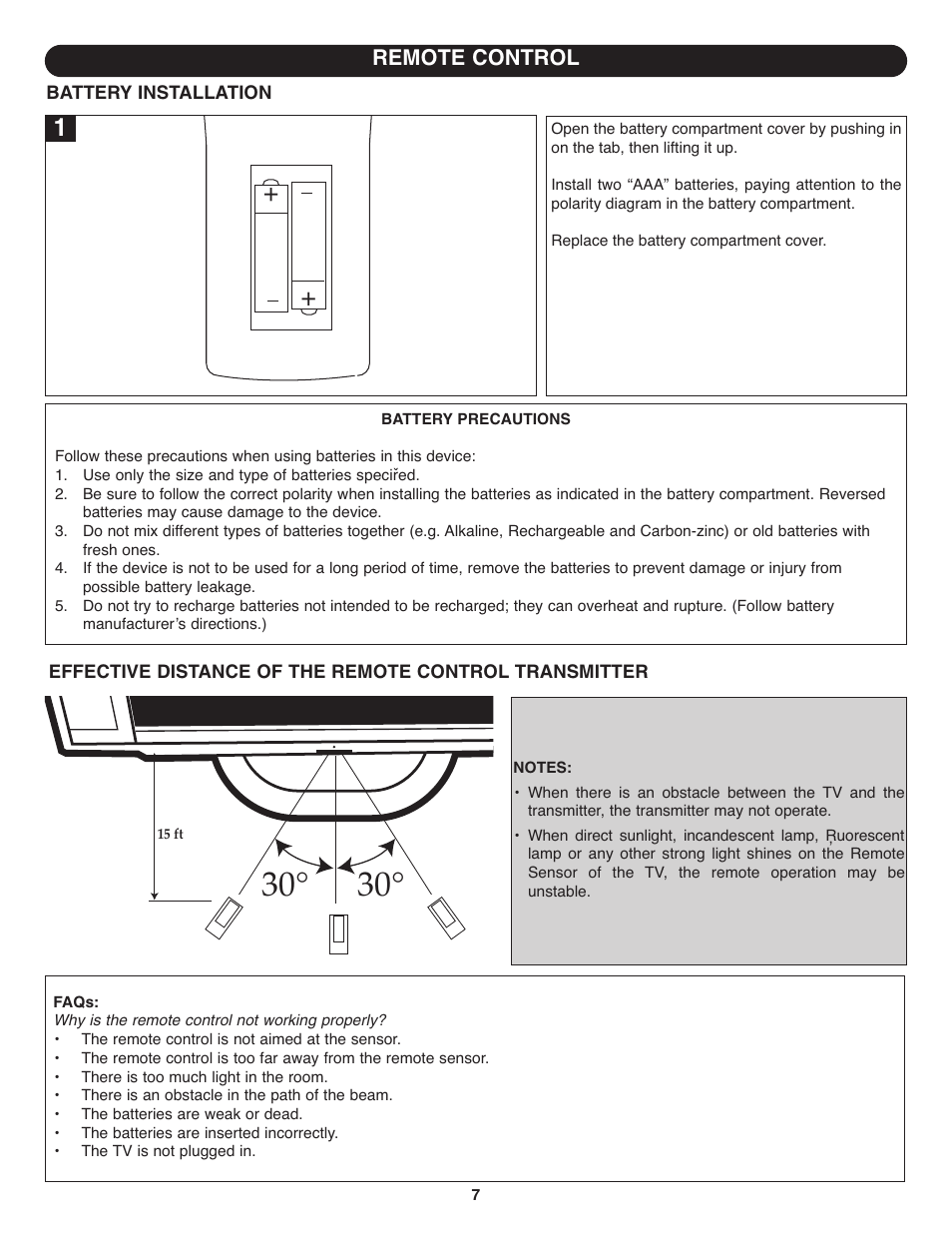 Remote control | Memorex MT1701 User Manual | Page 8 / 33