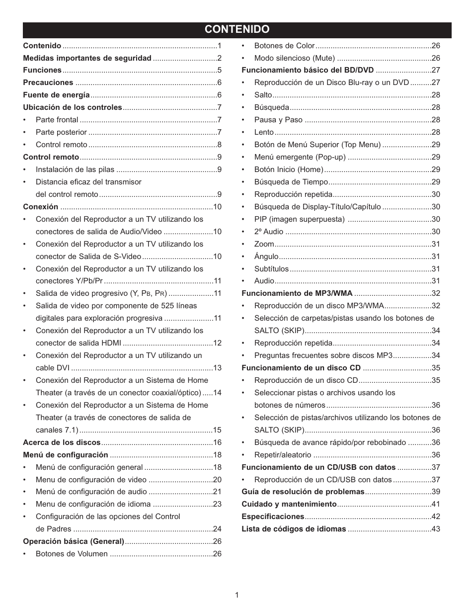 Memorex Digital Video Disc Player User Manual | Page 44 / 86