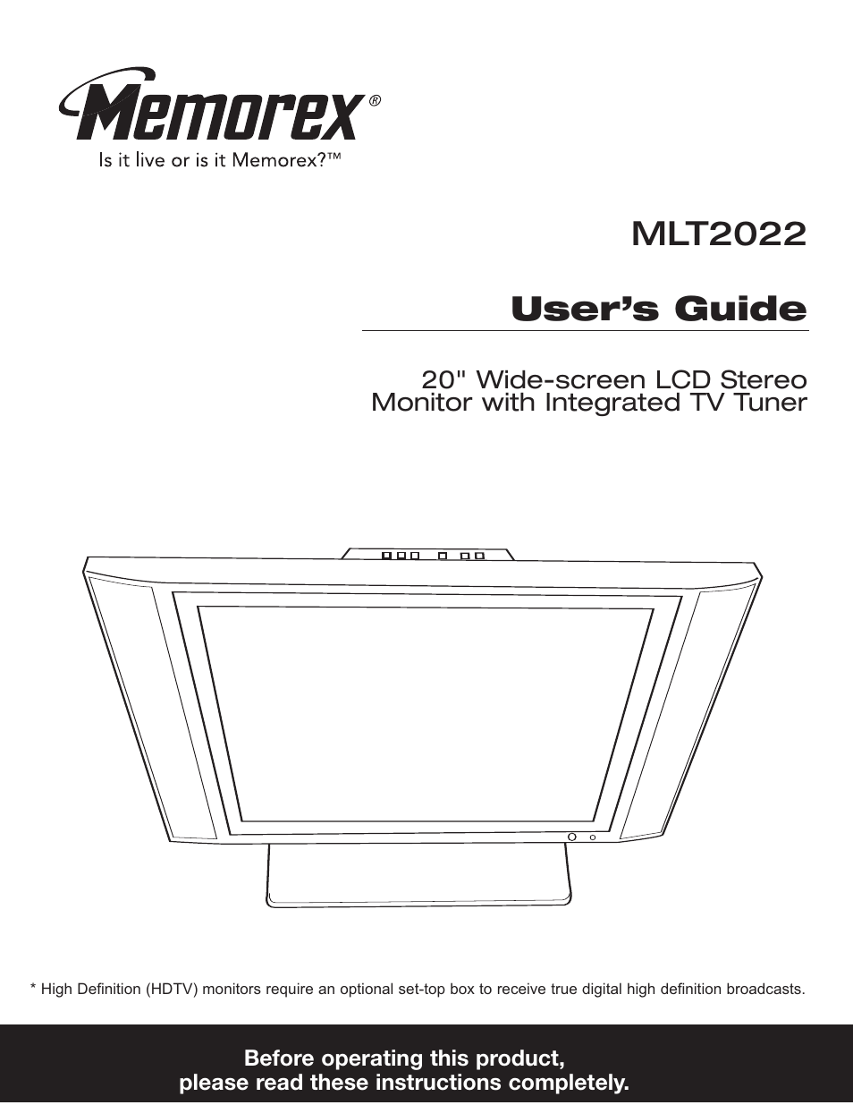 Memorex MLT2022 User Manual | 37 pages