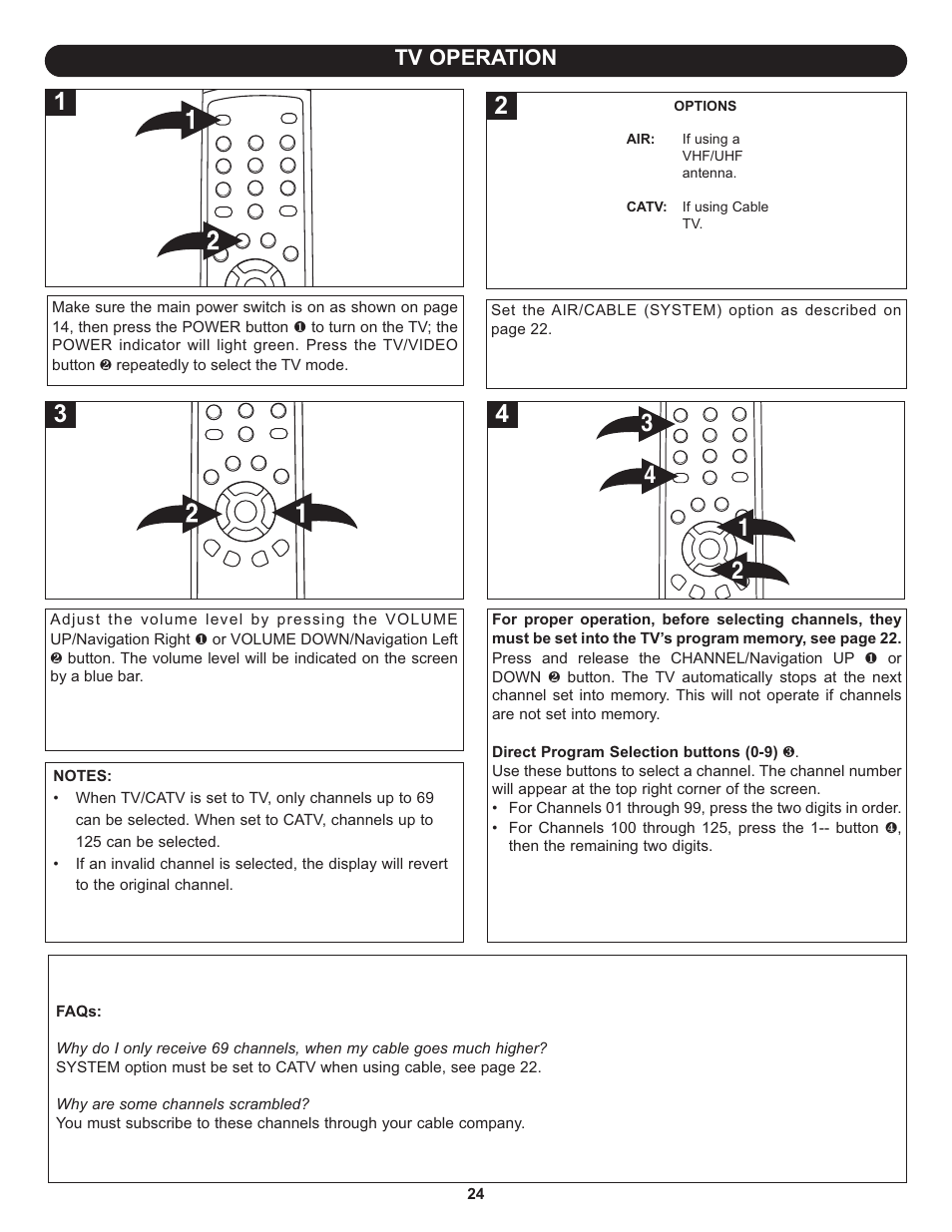Tv operation | Memorex MLT2022 User Manual | Page 25 / 37