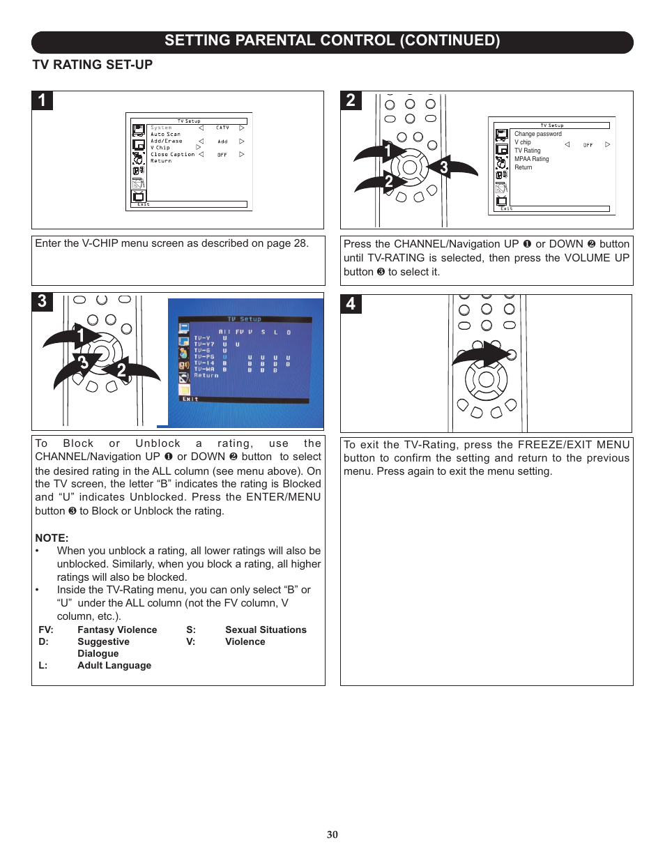 Setting parental control (continued) | Memorex MLT2022 User Manual | Page 31 / 37