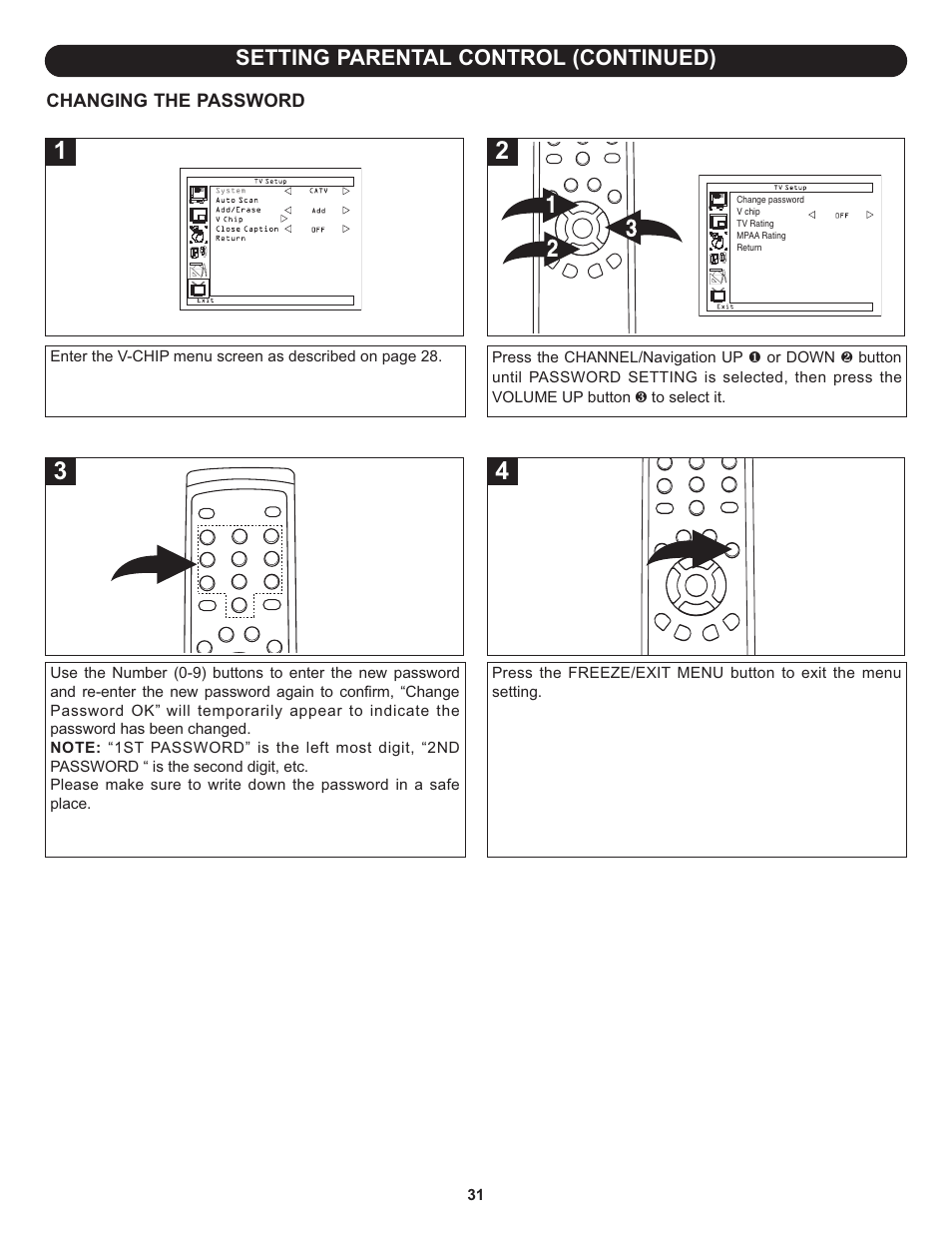 Setting parental control (continued) | Memorex MLT2022 User Manual | Page 32 / 37