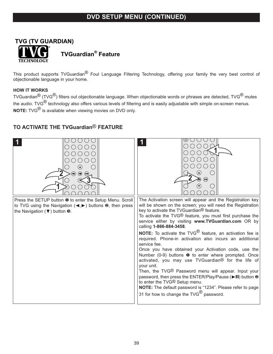 Dvd setup menu (continued) | Memorex MVUC821 User Manual | Page 40 / 59