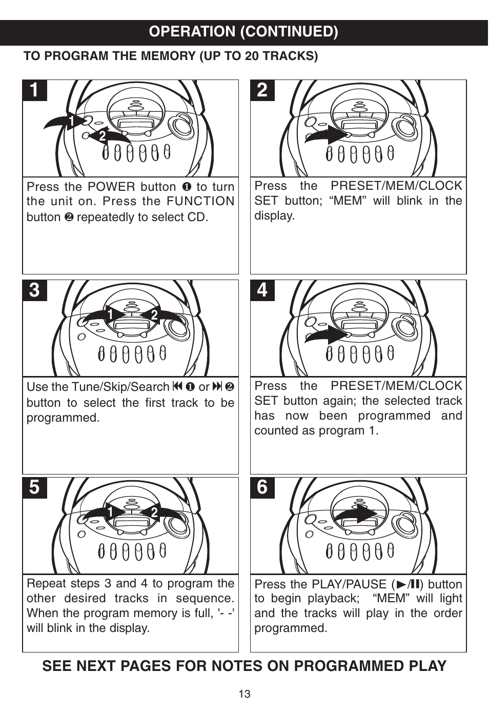 Memorex MP3225 User Manual | Page 14 / 24