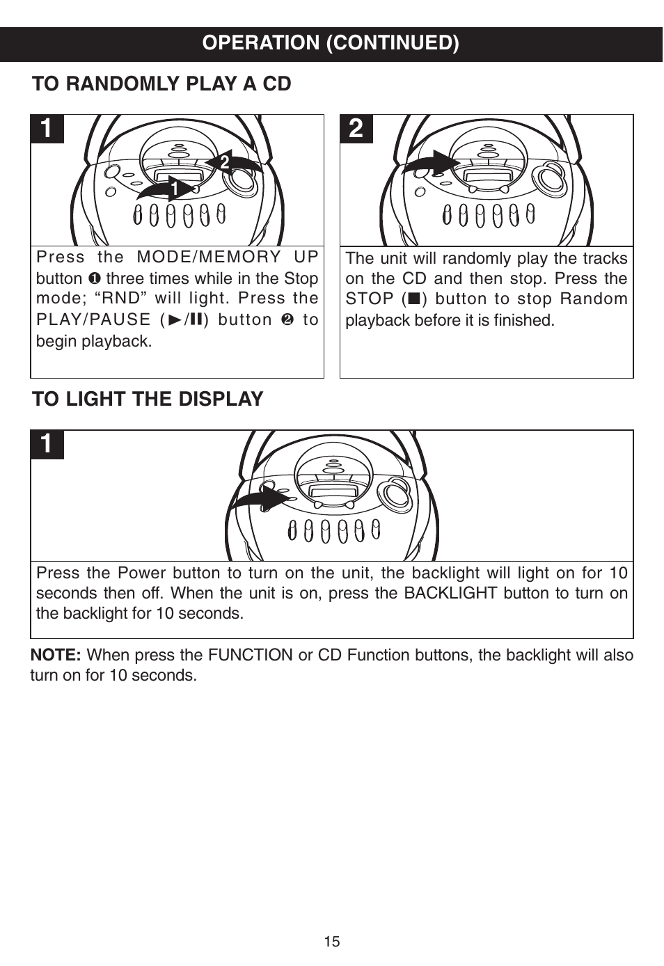 Memorex MP3225 User Manual | Page 16 / 24