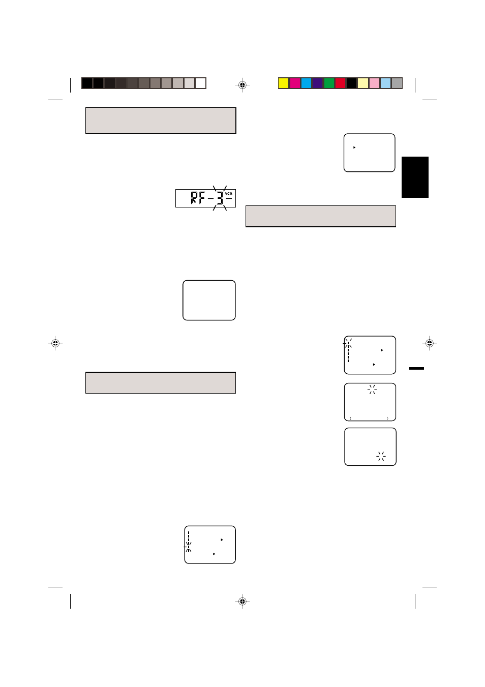 Setting the video channel, Setting the clock, Language selection | English | Memorex MVR2040A User Manual | Page 15 / 48