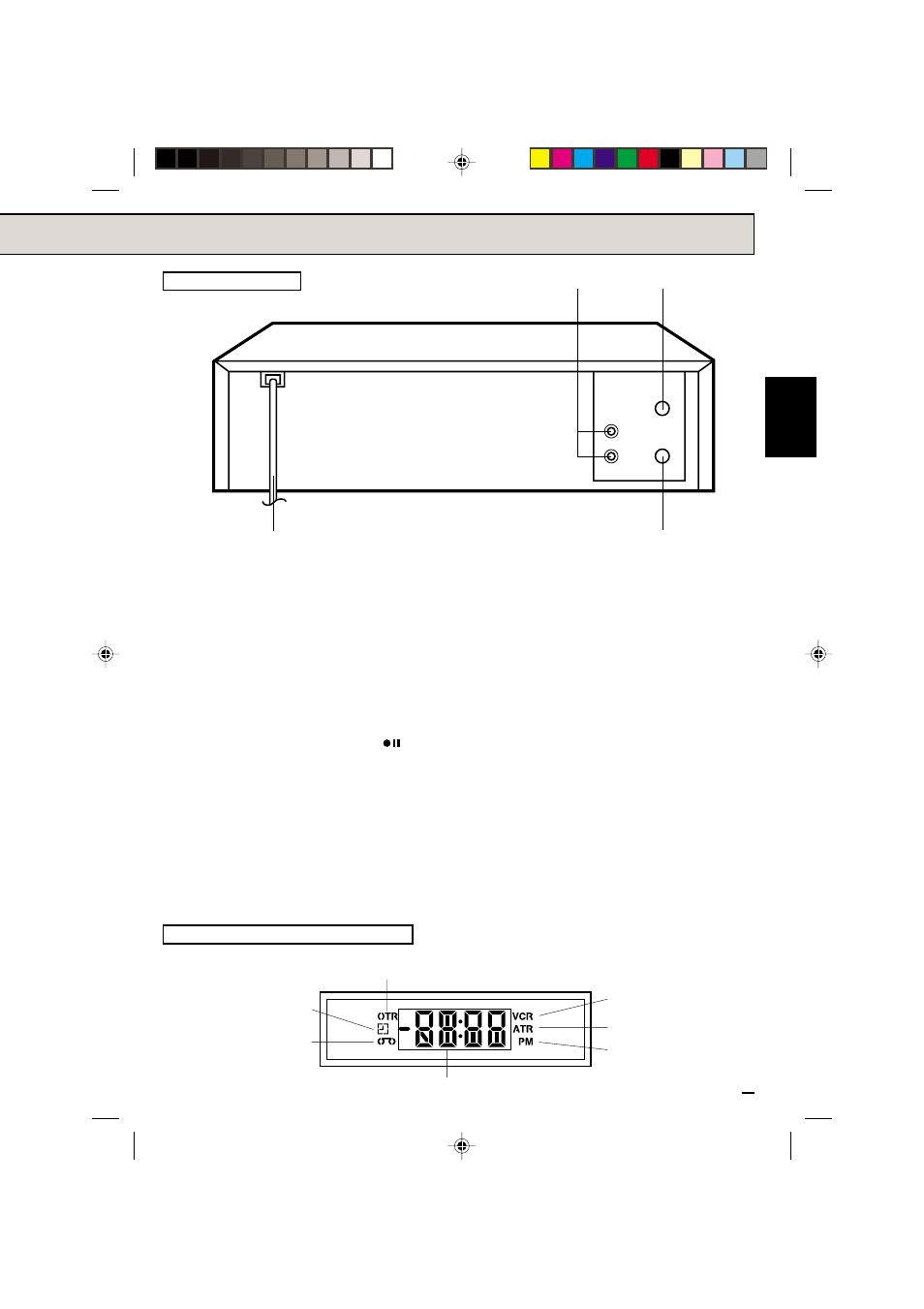 Esp a ñ ol, Parte trasera visualizador fluorescente | Memorex MVR2040A User Manual | Page 33 / 48