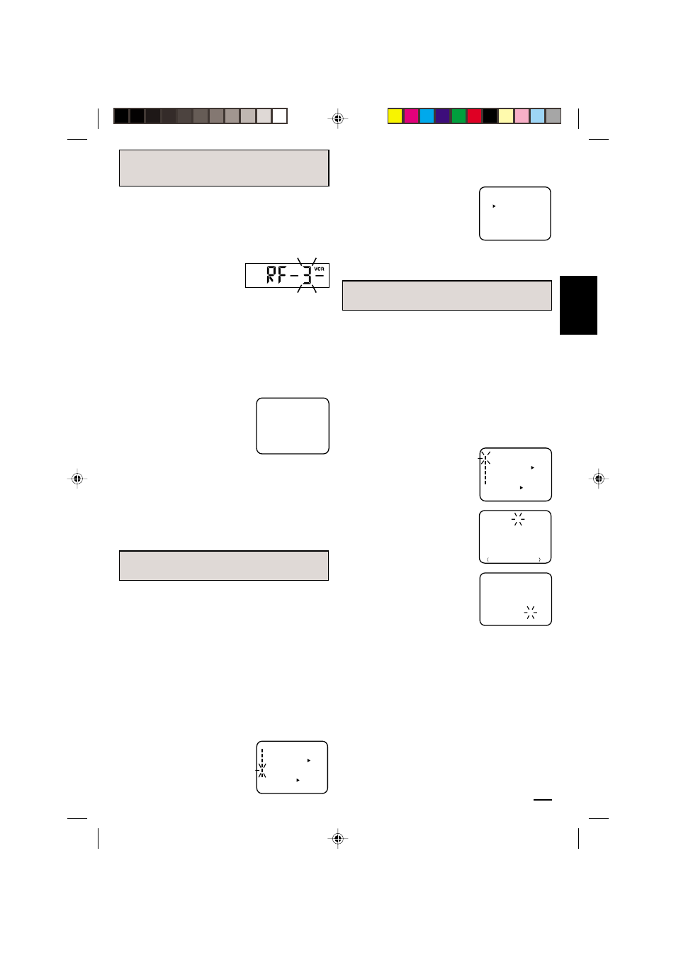 Ajuste del canal de video, Seleccion de idioma, Ajuste del reloj | Esp a ñ ol | Memorex MVR2040A User Manual | Page 39 / 48