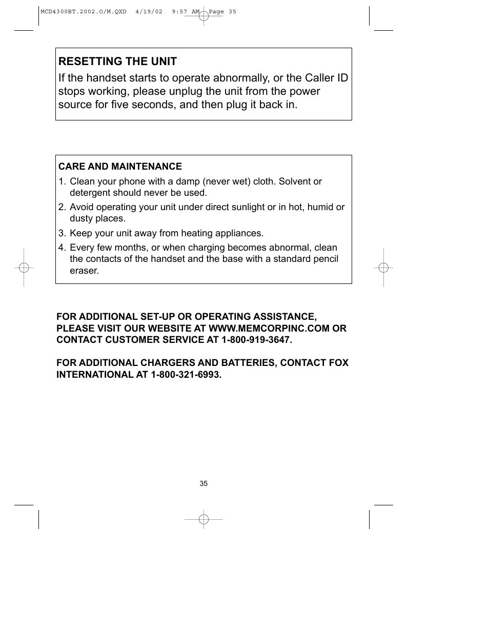 Memorex MCD4300BT User Manual | Page 36 / 37