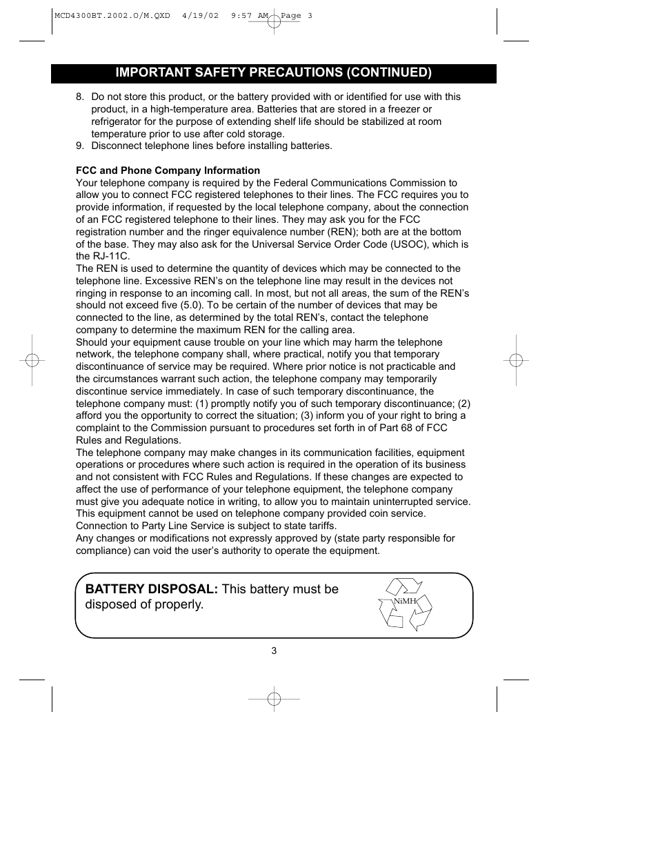 Memorex MCD4300BT User Manual | Page 4 / 37
