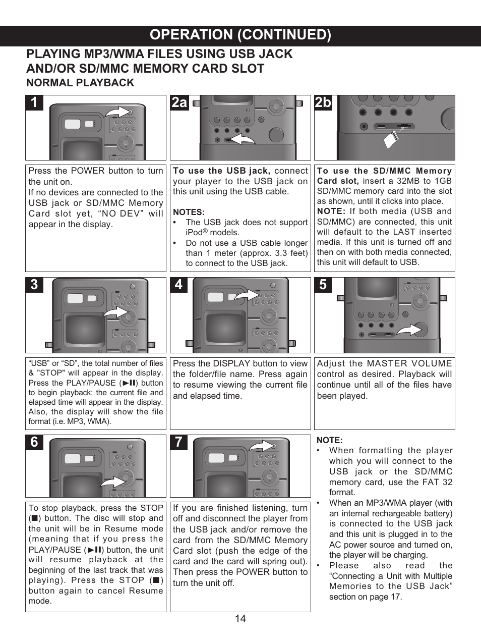 Operation (continued) | Memorex MKS8591 User Manual | Page 15 / 23