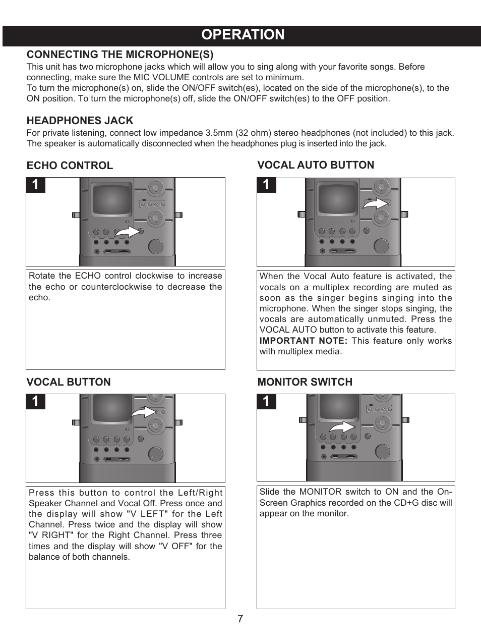 Operation | Memorex MKS8591 User Manual | Page 8 / 23