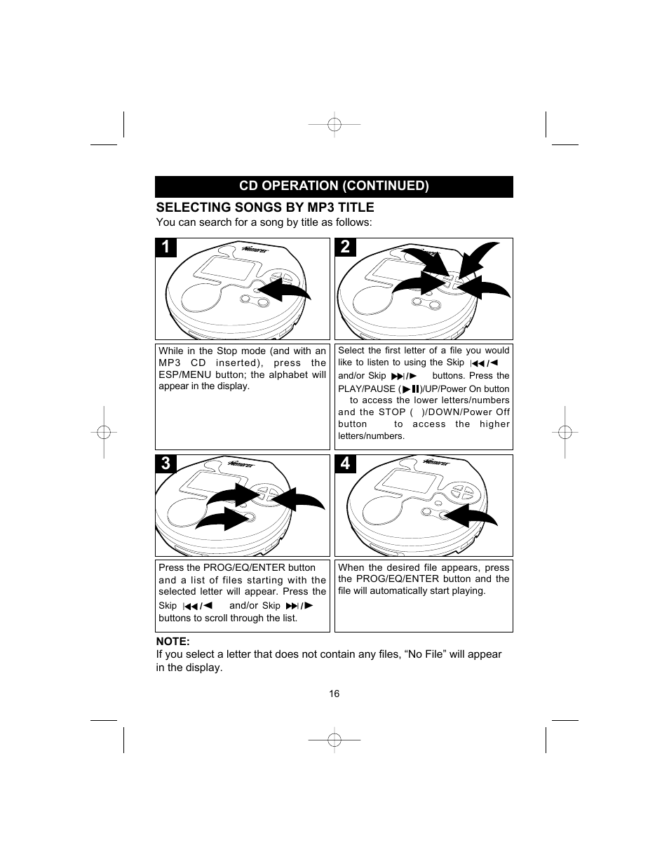 Memorex MPD8807CP User Manual | Page 17 / 23