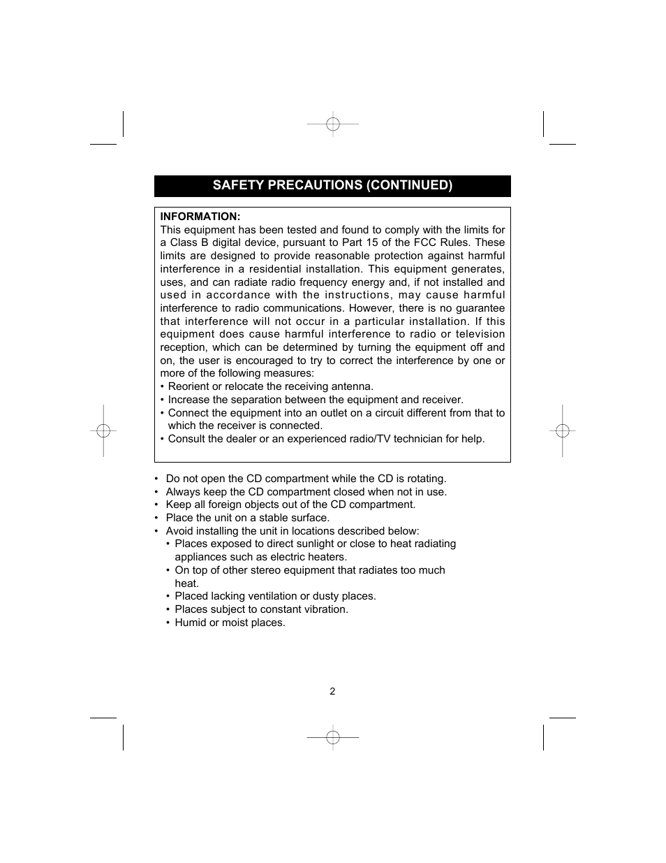 Memorex MPD8807CP User Manual | Page 3 / 23