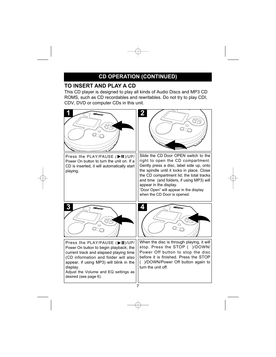 Memorex MPD8807CP User Manual | Page 8 / 23