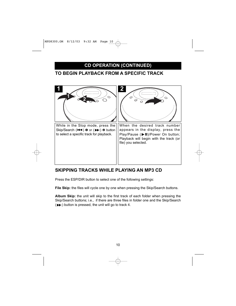 Memorex MPD8300 User Manual | Page 11 / 24