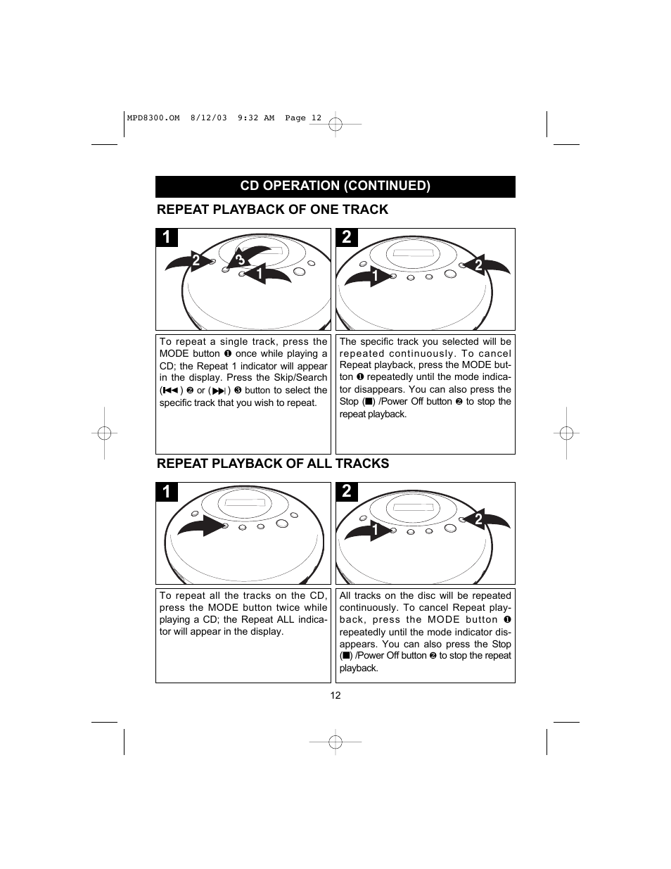 Memorex MPD8300 User Manual | Page 13 / 24