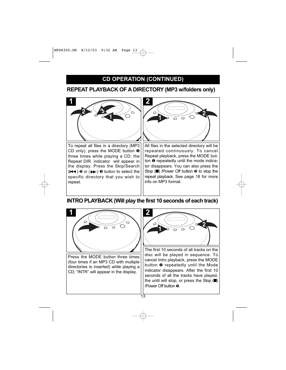 Memorex MPD8300 User Manual | Page 14 / 24