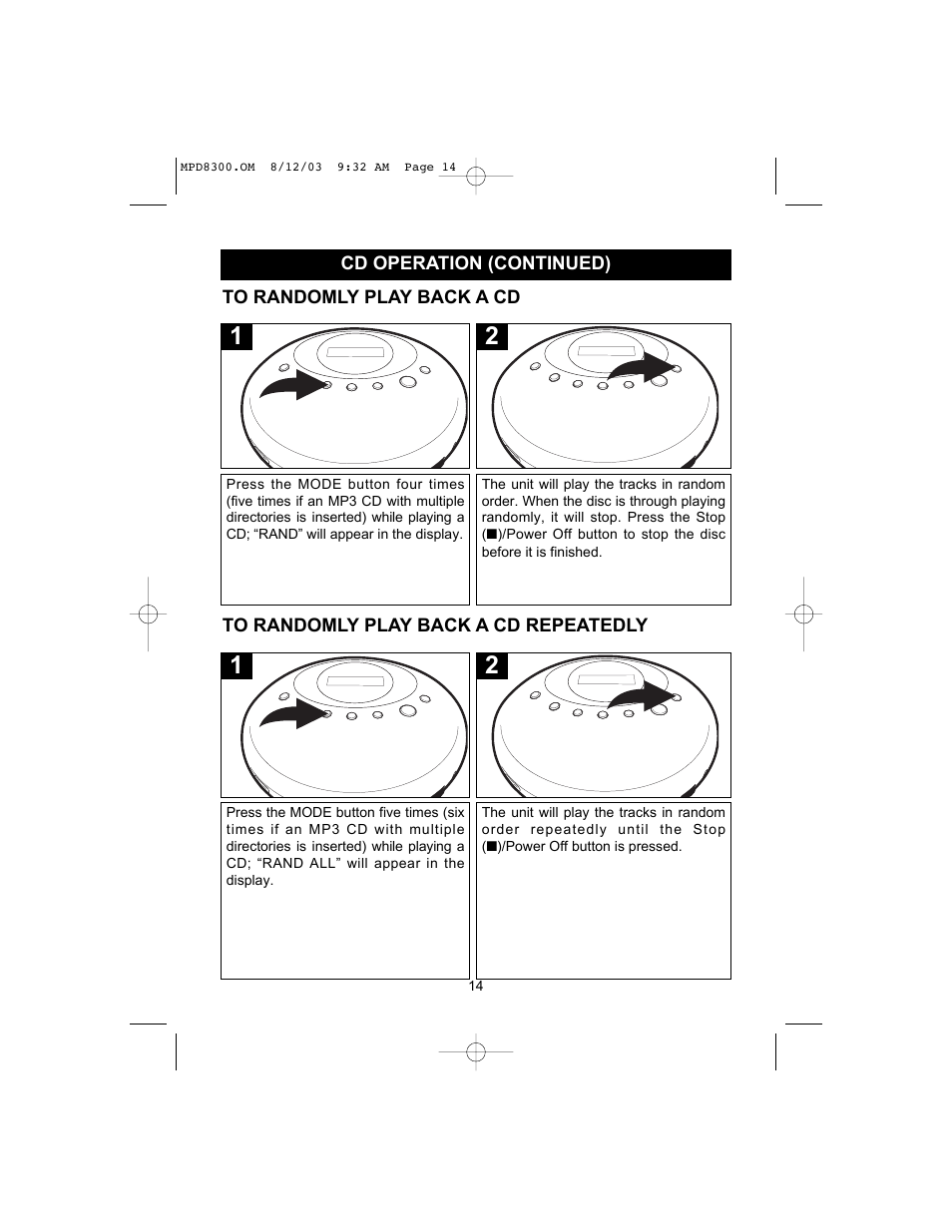 Memorex MPD8300 User Manual | Page 15 / 24