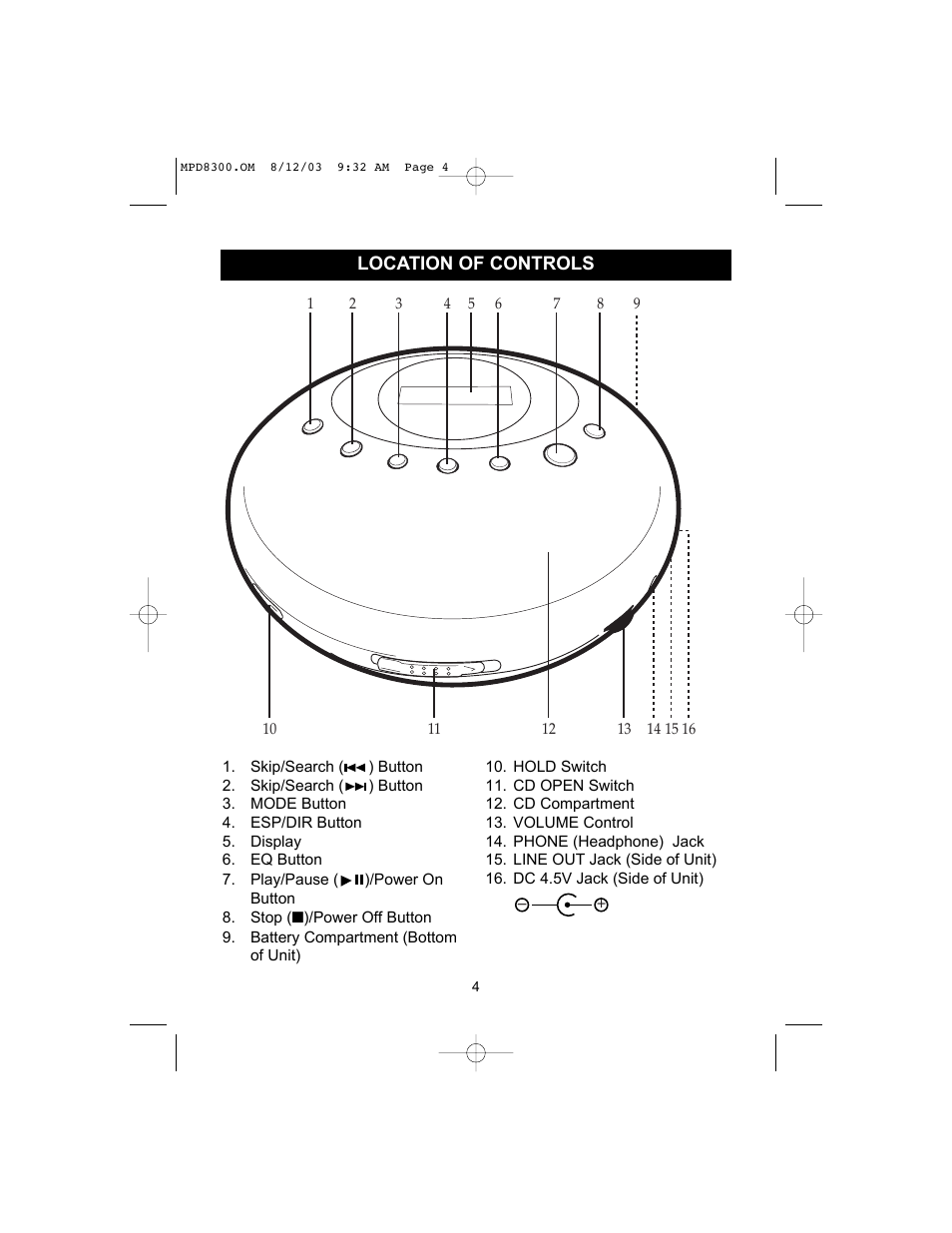 Memorex MPD8300 User Manual | Page 5 / 24