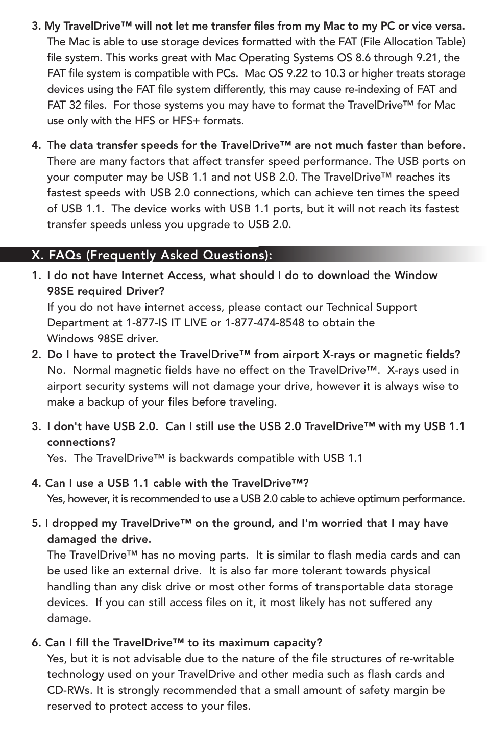 Memorex TravelDrive USB 2.0 User Manual | Page 12 / 15