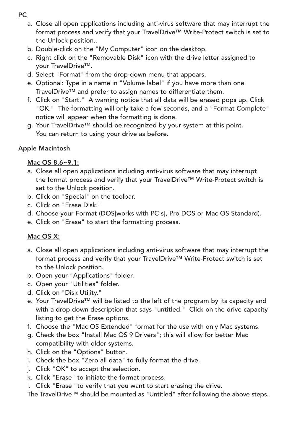 Memorex TravelDrive USB 2.0 User Manual | Page 14 / 15