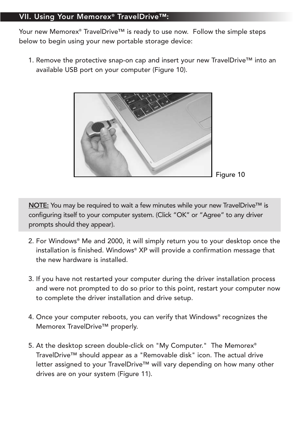 Traveldrive | Memorex TravelDrive USB 2.0 User Manual | Page 7 / 15