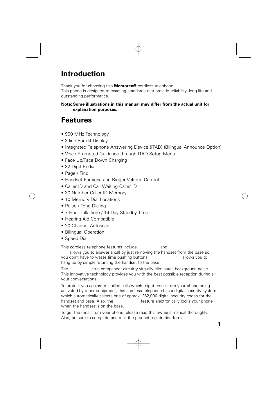 Introduction, Features | Memorex MPH6990 User Manual | Page 2 / 57