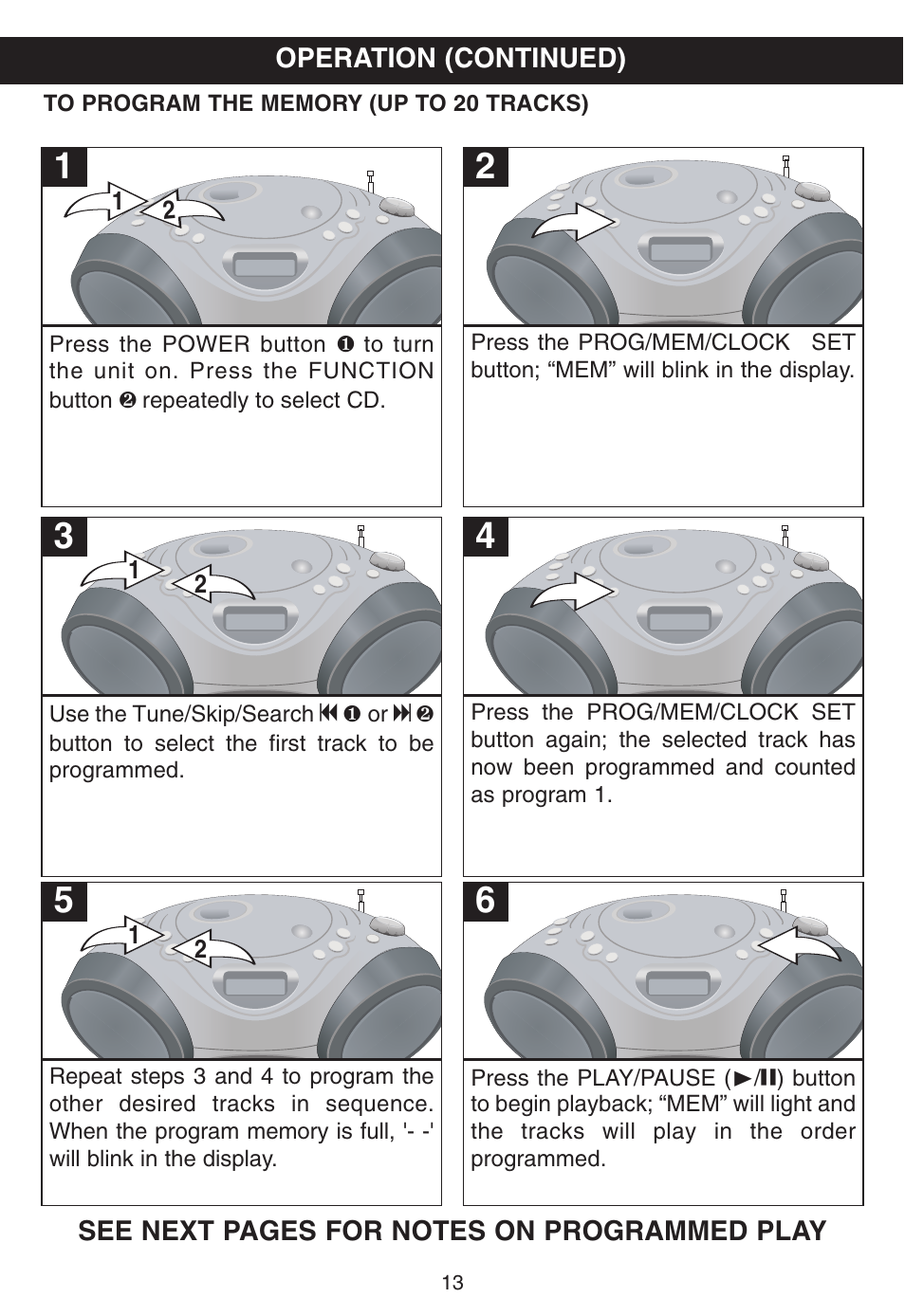 Memorex MP3228 User Manual | Page 14 / 20