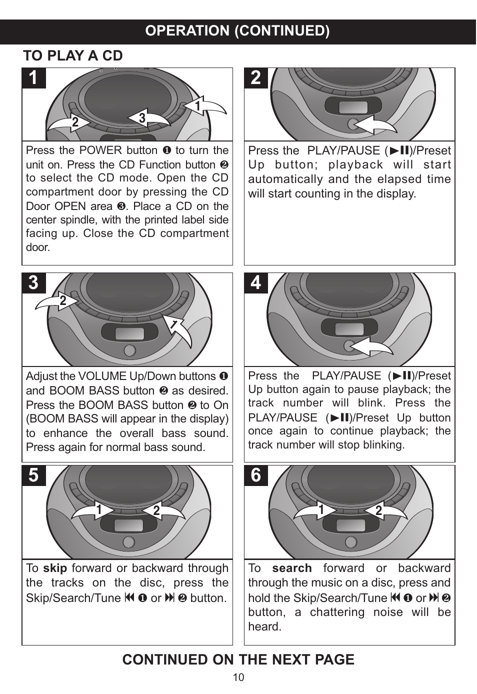 Memorex MP3848 User Manual | Page 11 / 36