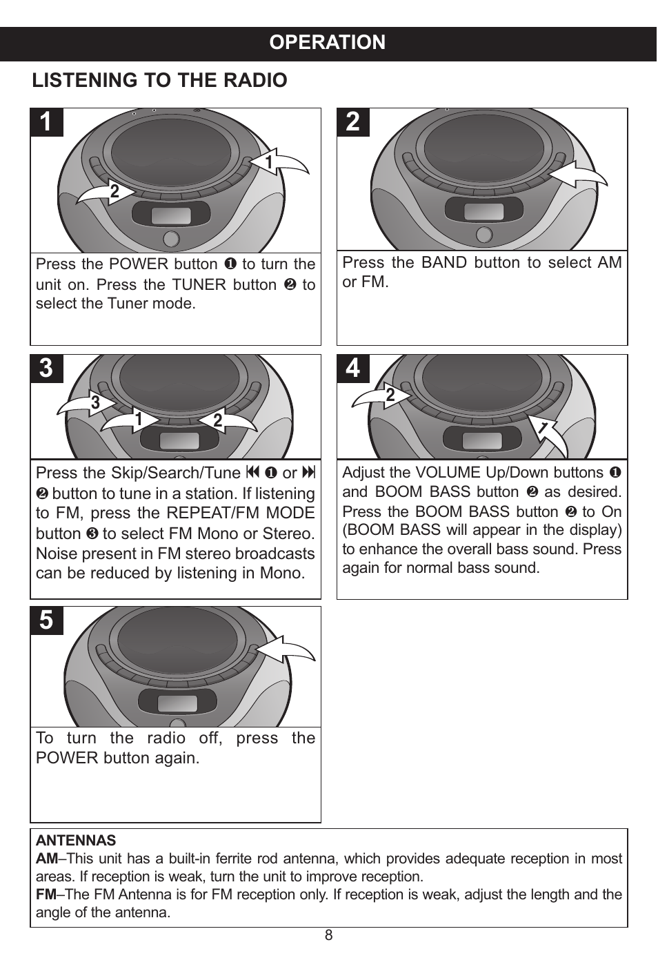 Memorex MP3848 User Manual | Page 9 / 36