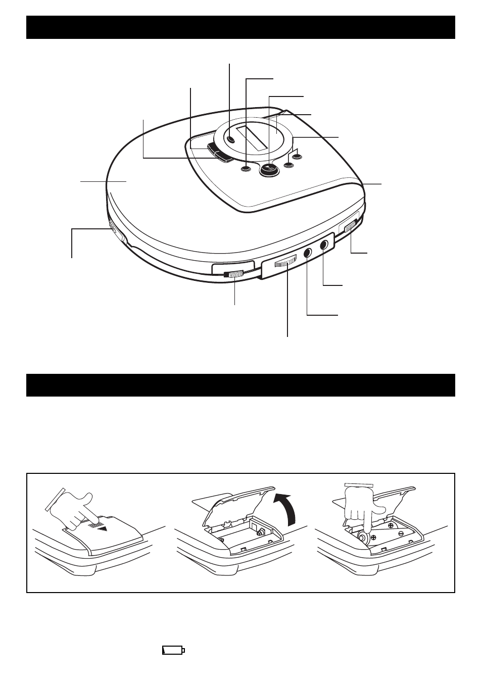 Location of controls s power sources | Memorex MD6440cp User Manual | Page 3 / 14